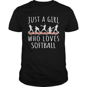 Just A Girl Who Loves Lqt Softball Shirt